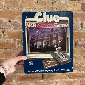 Clue VCR Mystery Game Parker Brothers from 1985